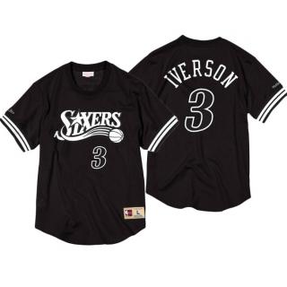 Allen Iverson, Philadelphia 76ers - Mitchell & Ness Black & White